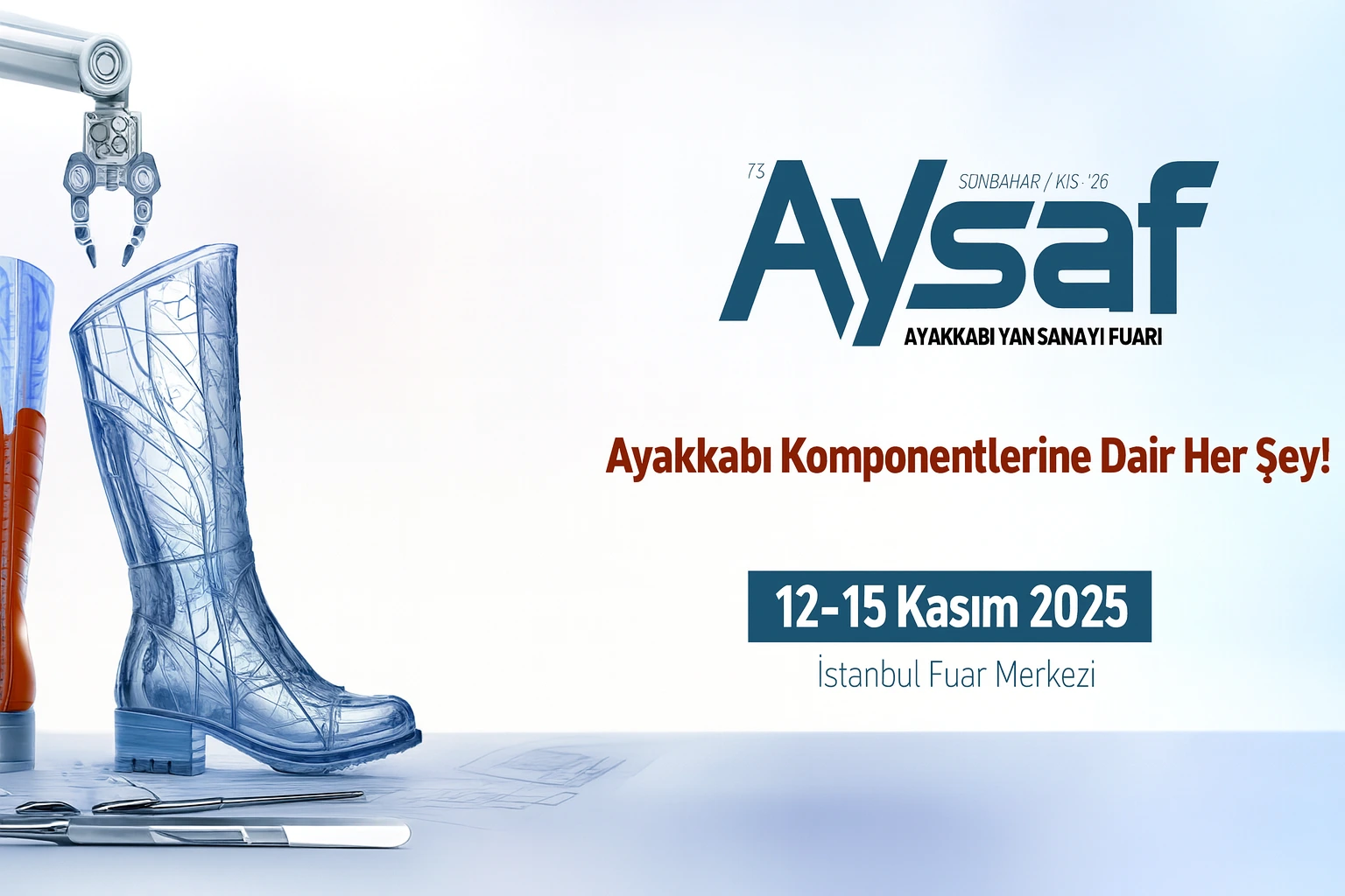پوستر نمایشگاه ای‌وای‌ساف استانبول (AYSAF Istanbul)