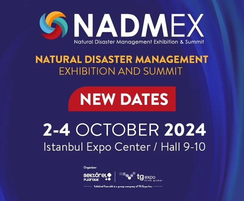پوستر نمایشگاه مدیریت بلایای طبیعی نادمکس استانبول