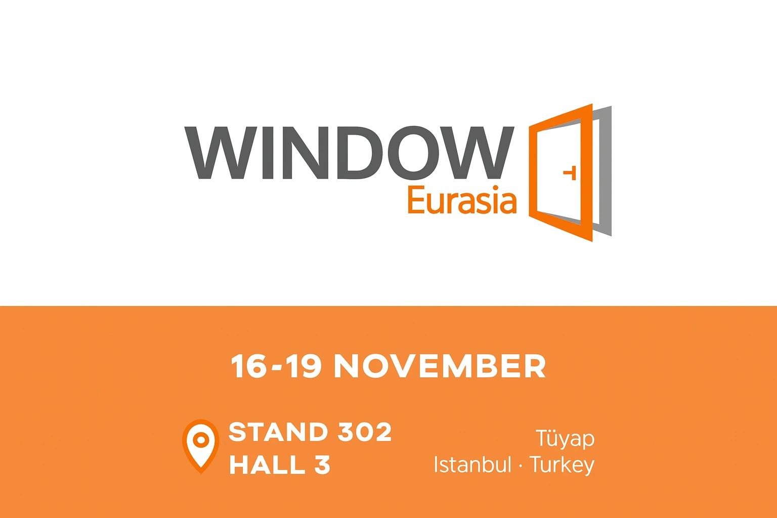 پوستر نمایشگاه بین المللی پنجره اوراسیا استانبول (WINDOW Eurasia Istanbul)