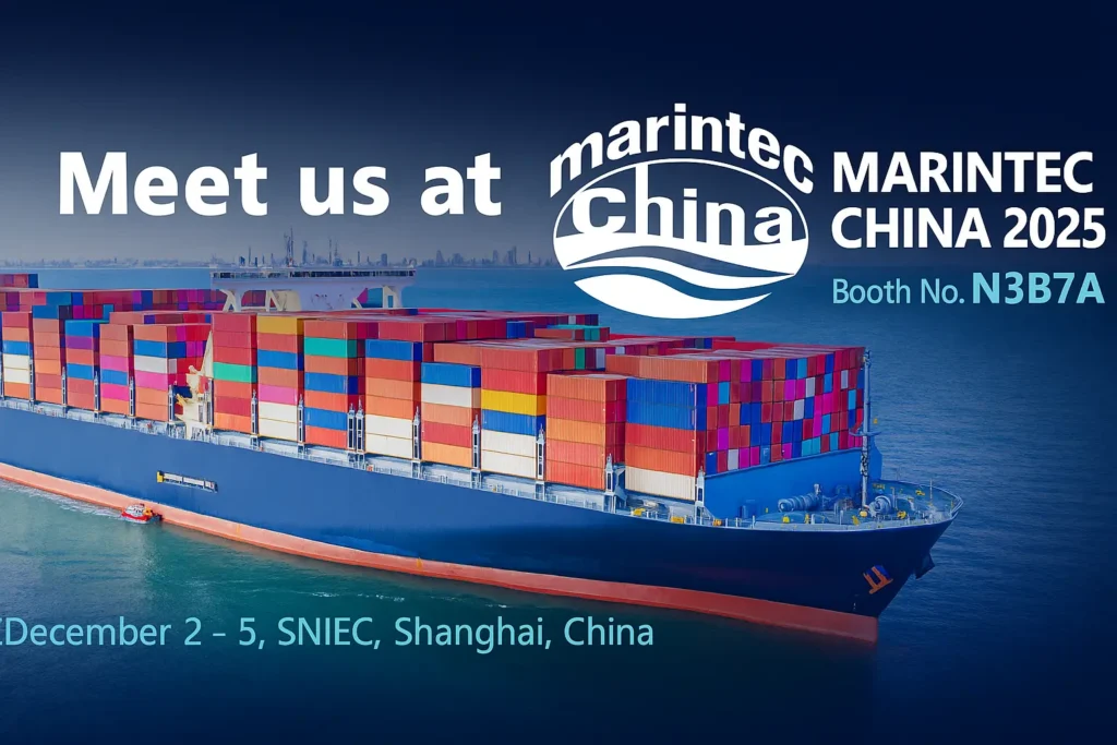 پوستر نمایشگاه بین‌المللی صنایع دریایی و کشتی‌سازی مارینتک Marintec China 2025